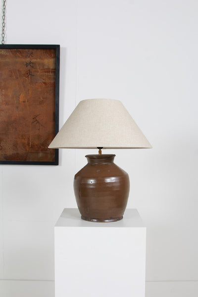 Vintage deals terracotta lamp