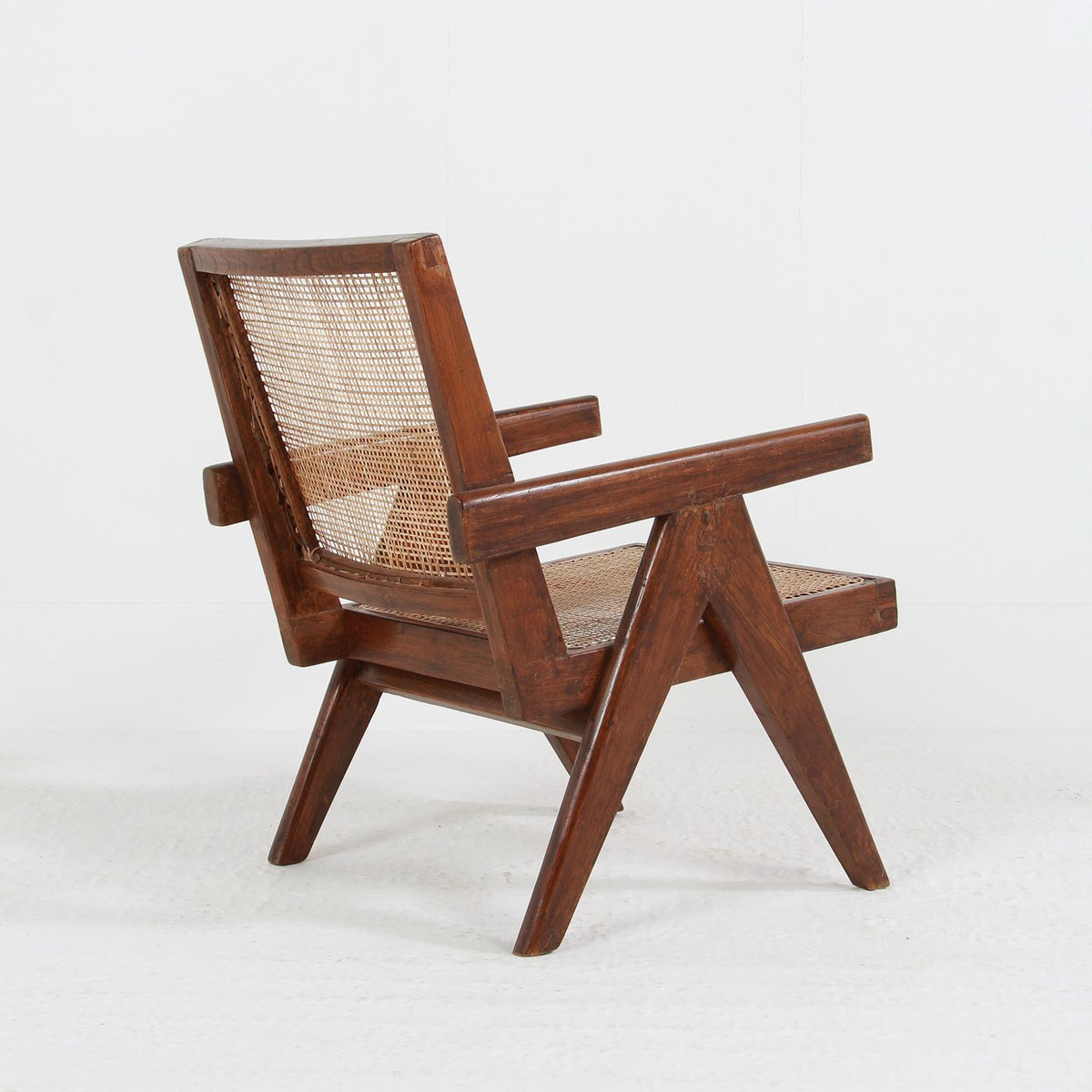 PIERRE JEANNERET MID-CENTURY LOW EASY CHAIR IN TEAK.Price on request