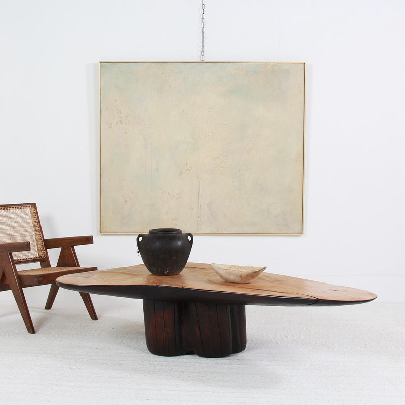 UNIQUE Contemporary CRAFTSMAN  Free Form Cedar & Cypress Coffee Table.Price on request