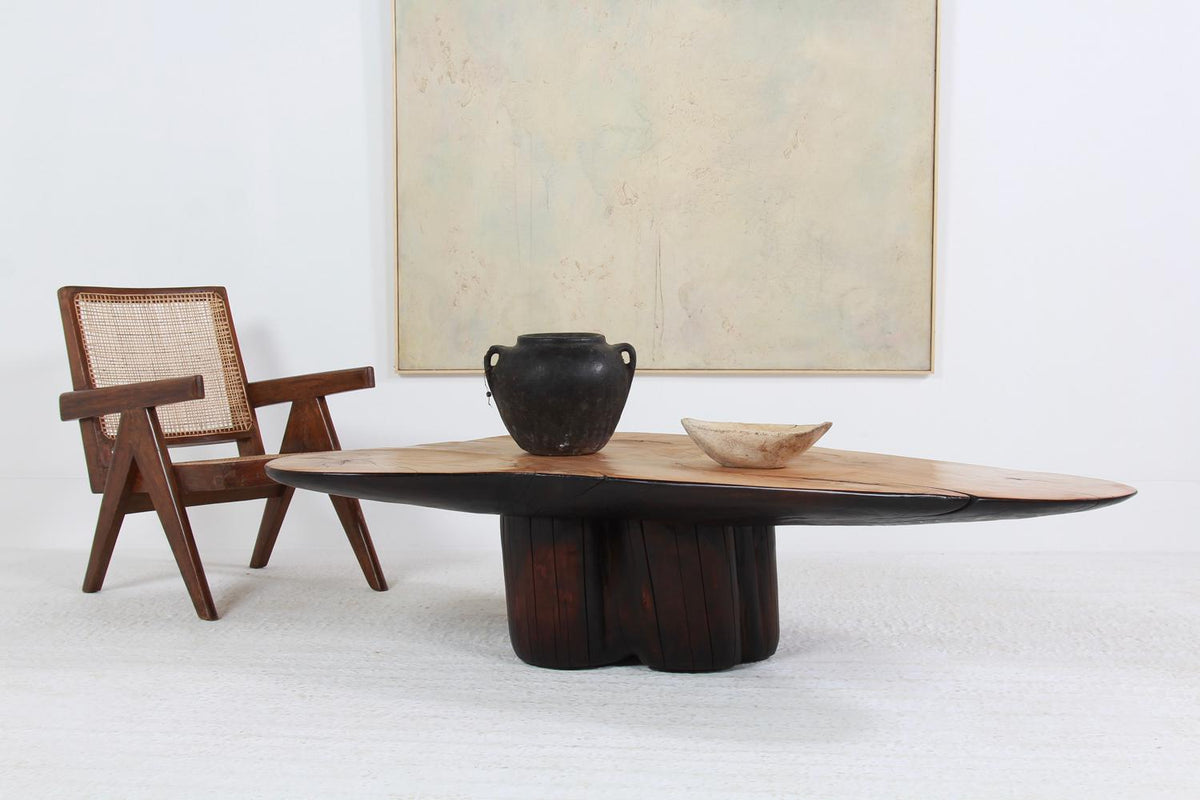 UNIQUE Contemporary CRAFTSMAN  Free Form Cedar & Cypress Coffee Table.Price on request