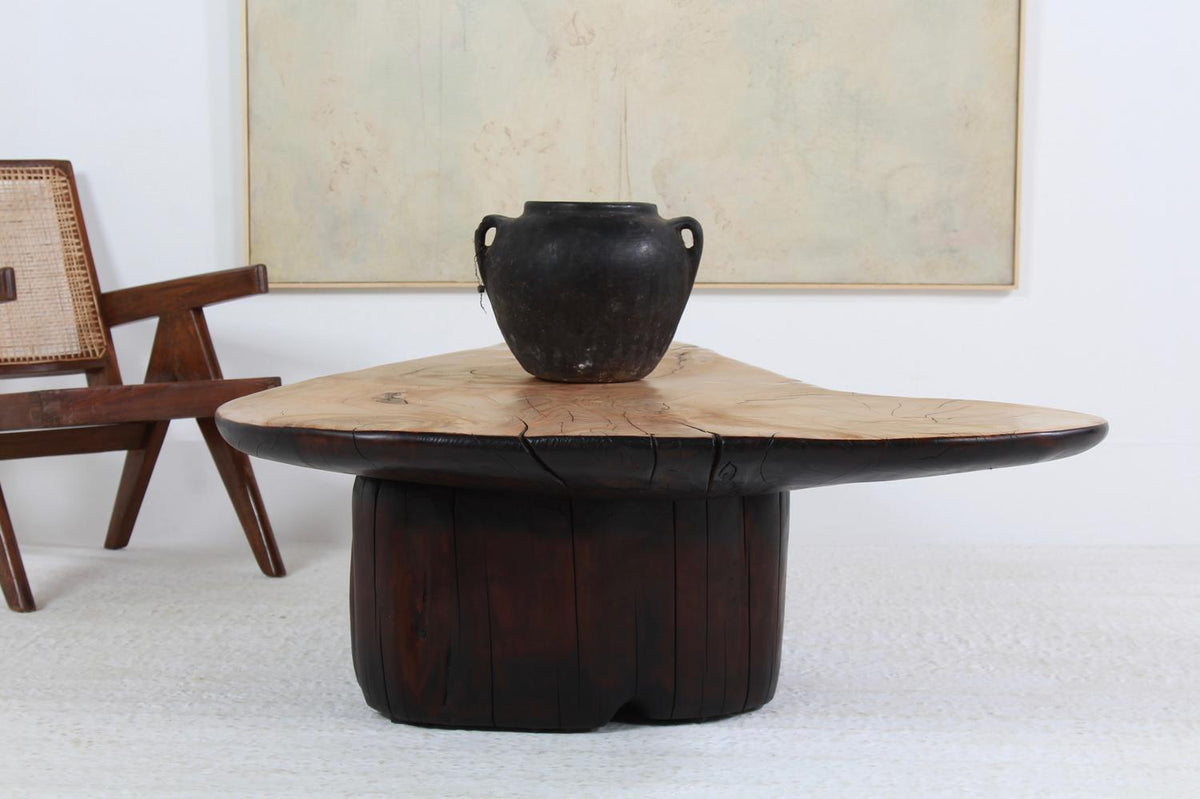 UNIQUE Contemporary CRAFTSMAN  Free Form Cedar & Cypress Coffee Table.Price on request