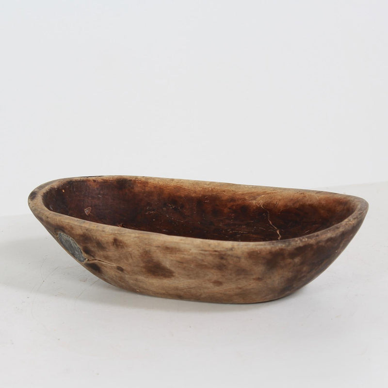 A Delightful  19th Century Swedish Folk Art  Wooden Bowl
