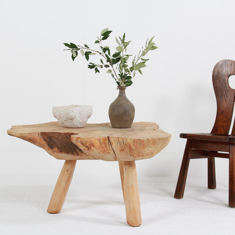 PRIMITIVE & SCULPTURAL ORGANIC TREE ROOT COFFEE TABLE