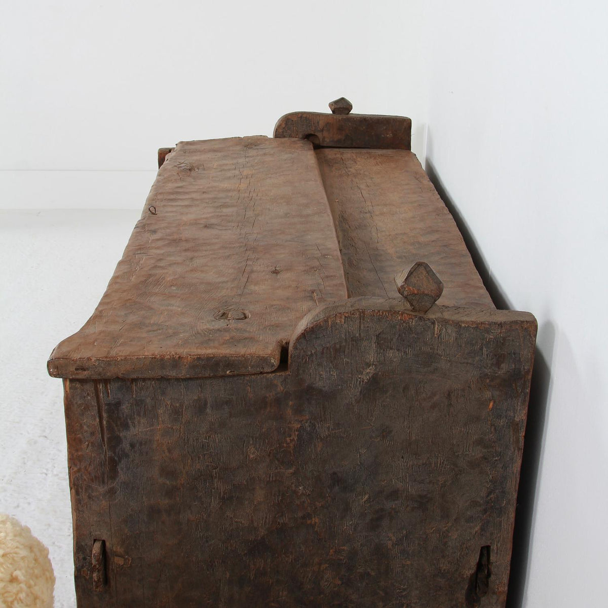 Huge Rare Tribal  19thC Swat Valley Dowry Chest