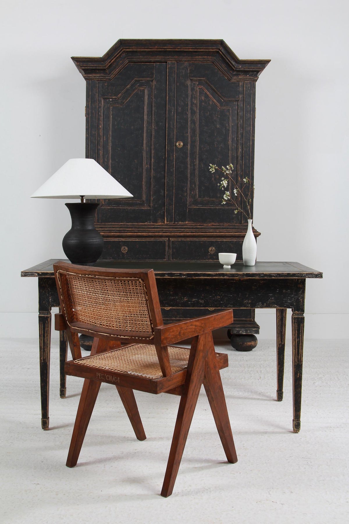 Beautifully Proportioned Period Swedish Gustavain Library Table