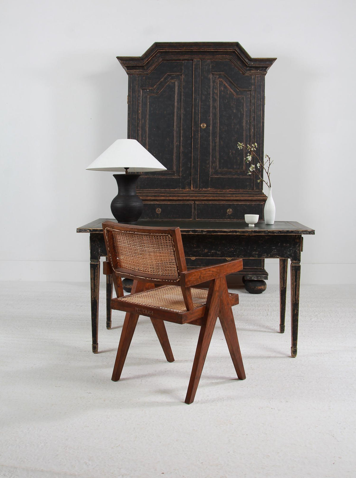 Beautifully Proportioned Period Swedish Gustavain Library Table