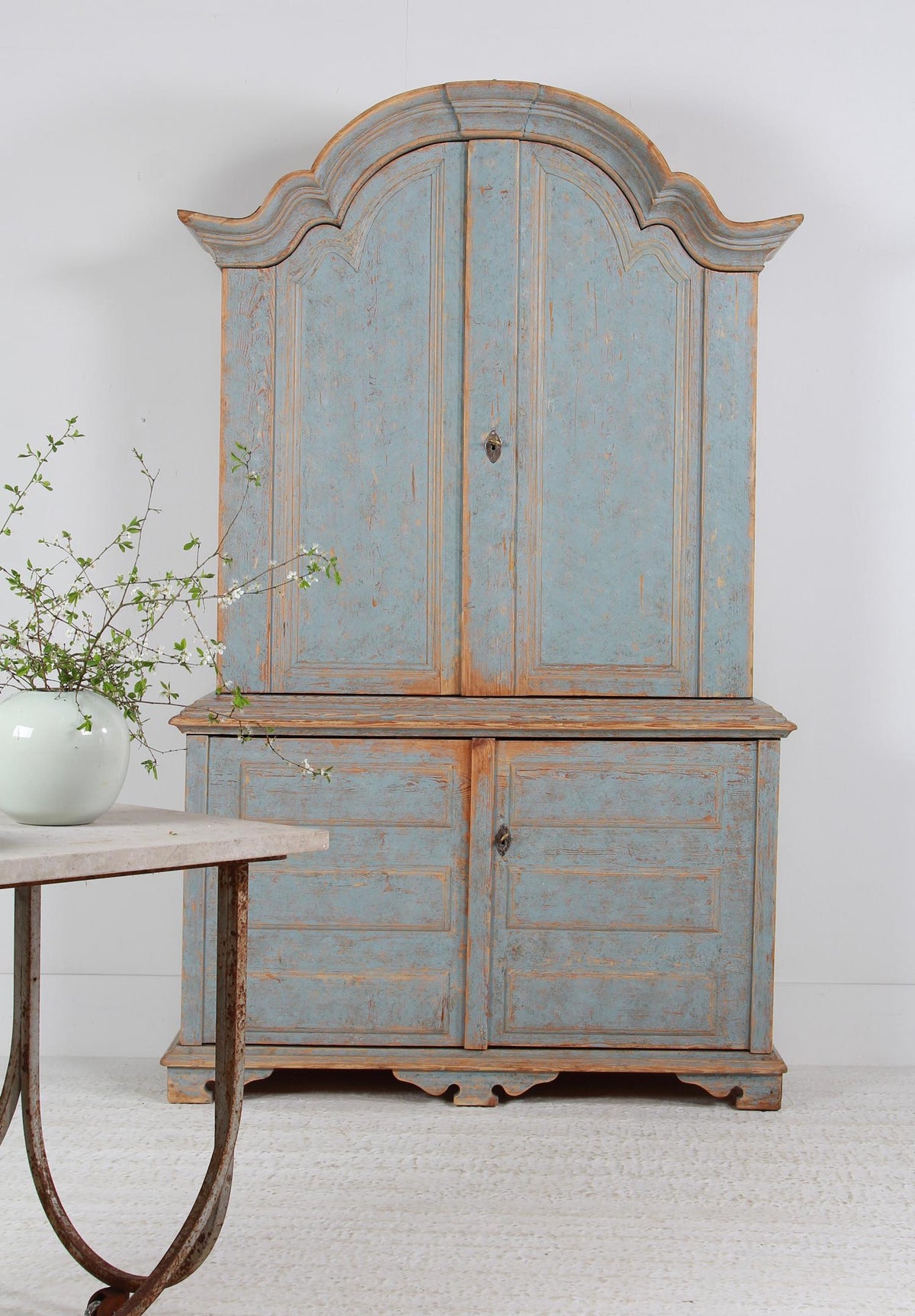 A Magnificent Swedish Period 19thC Rococo Cabinet