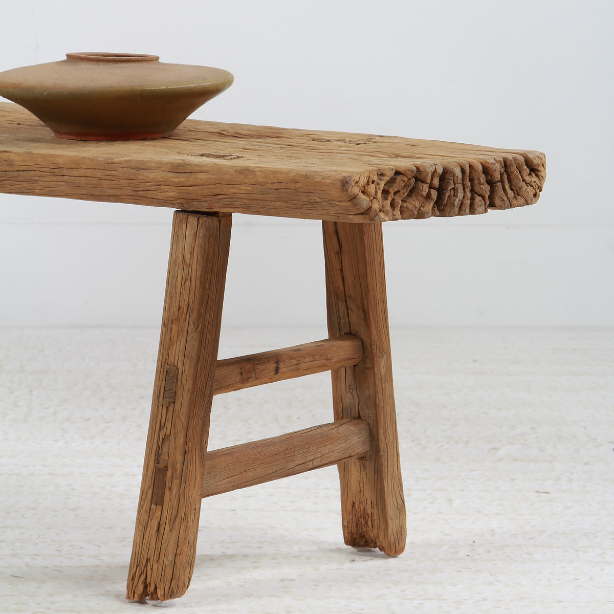 CHARMING RUSTIC WABI SABI WOODEN COFFEE TABLE