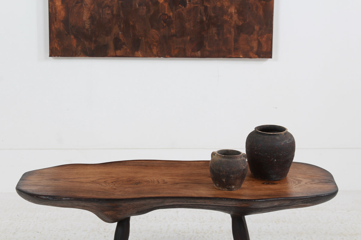 Collection of Mature Oak Japanese-Inspired Organic Coffee Tables