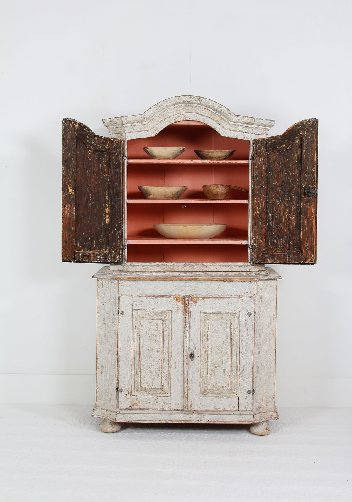 A Wonderful 18th Century Swedish Rococo Cabinet