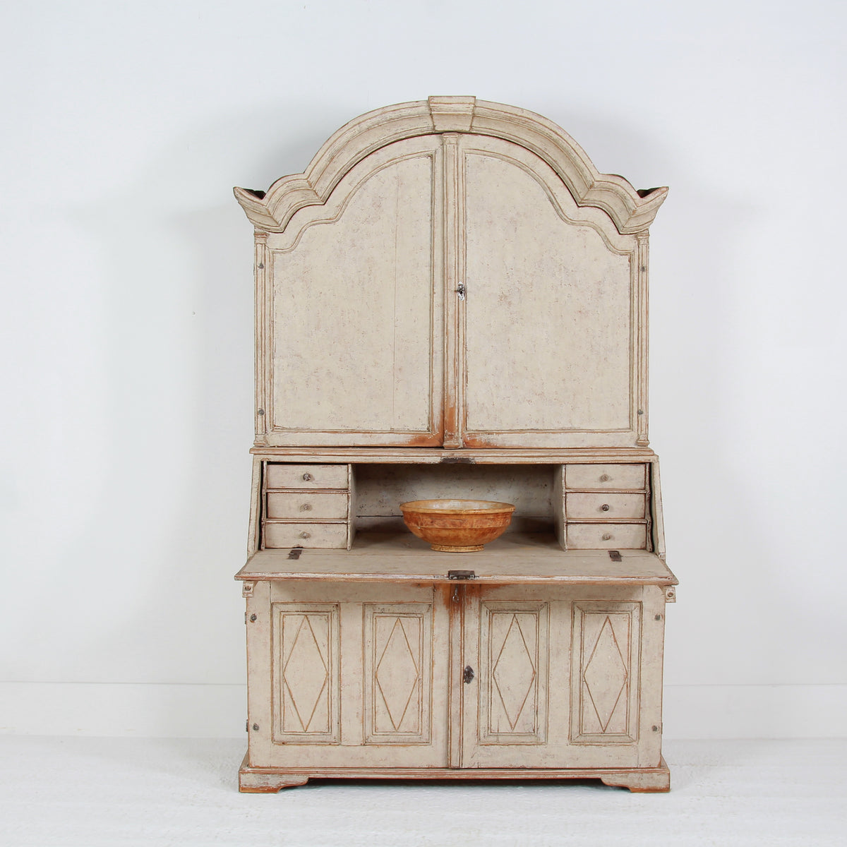 Magnificent Swedish  18thC Grand Scale Rococo Period Secretaire