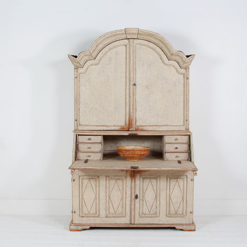 Magnificent Swedish  18thC Grand Scale Rococo Period Secretaire