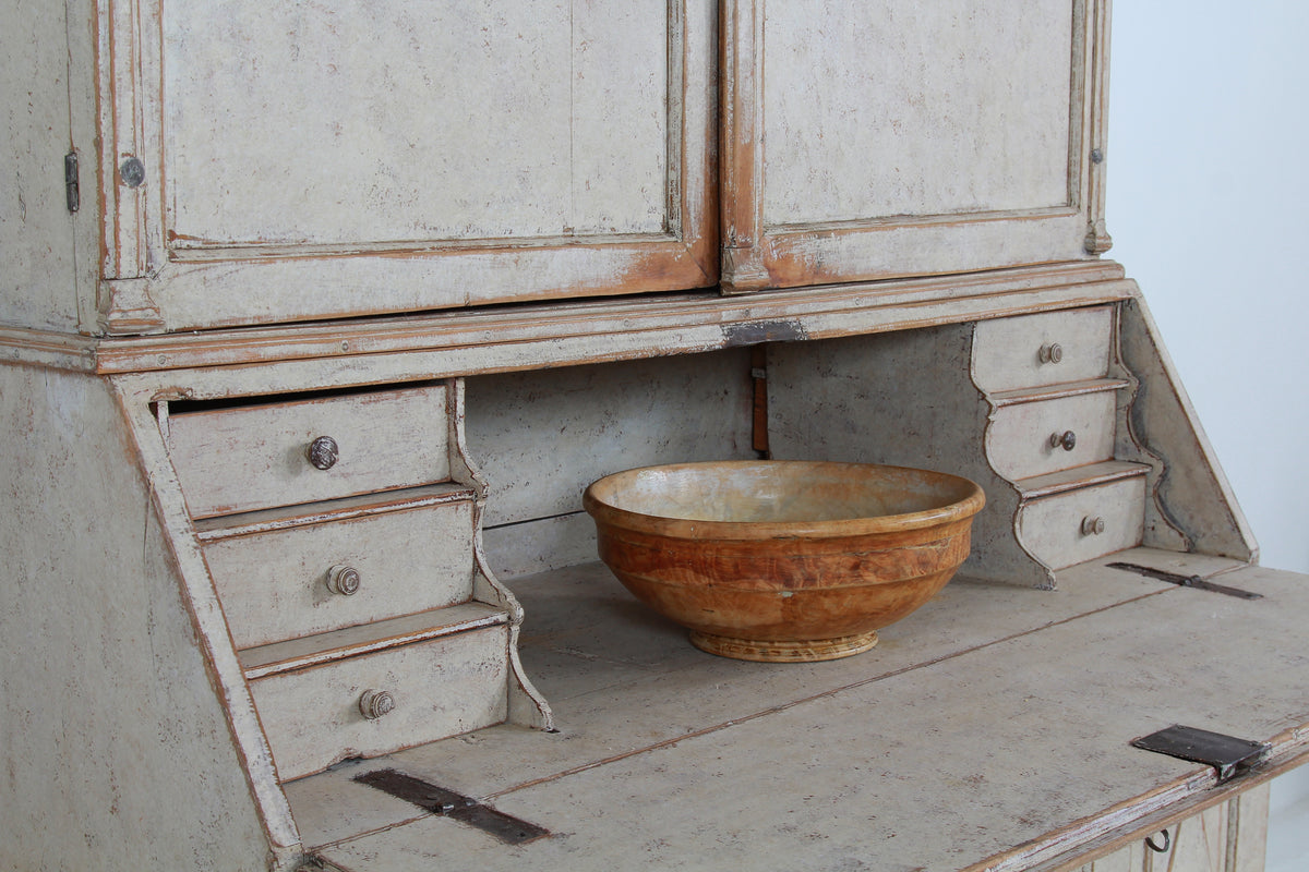 Magnificent Swedish  18thC Grand Scale Rococo Period Secretaire