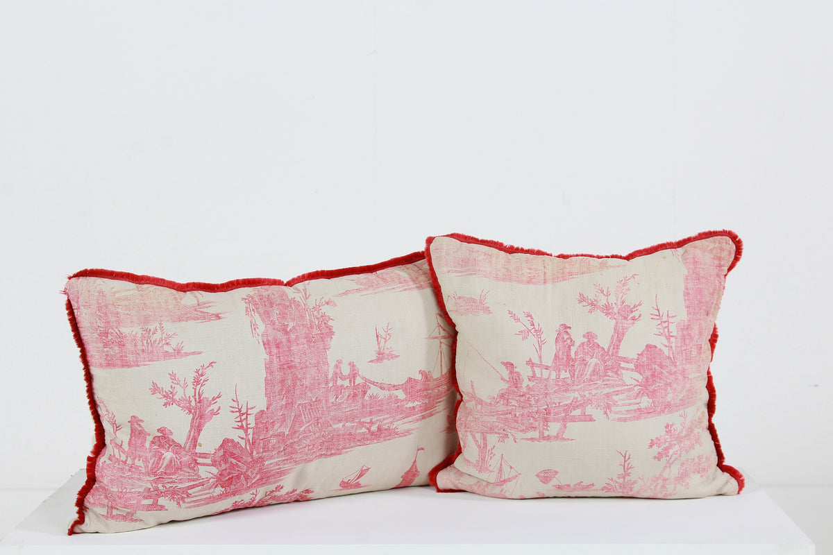 Antique Faded French Grandeur Country House  Cushions