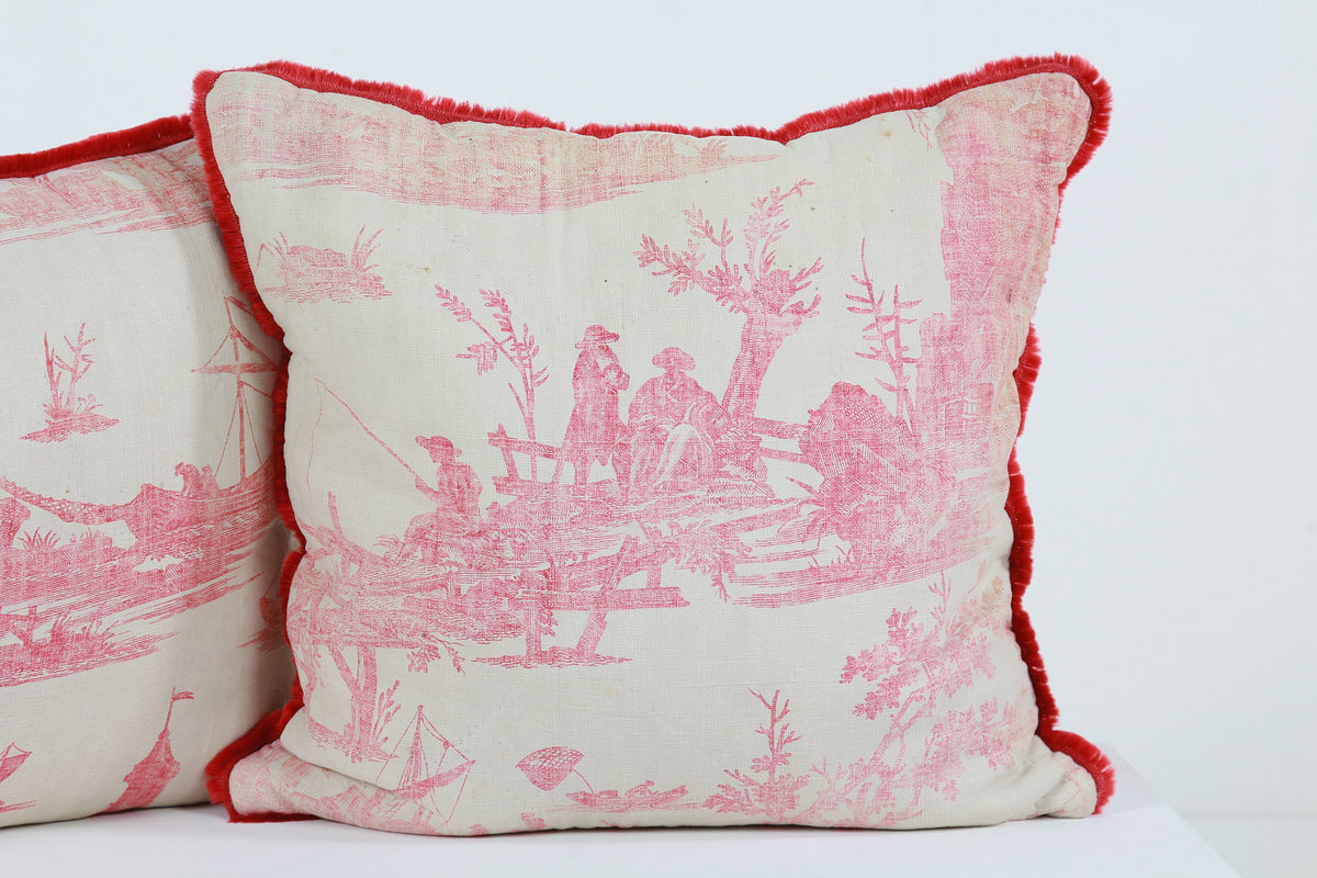 Antique Faded French Grandeur Country House  Cushions