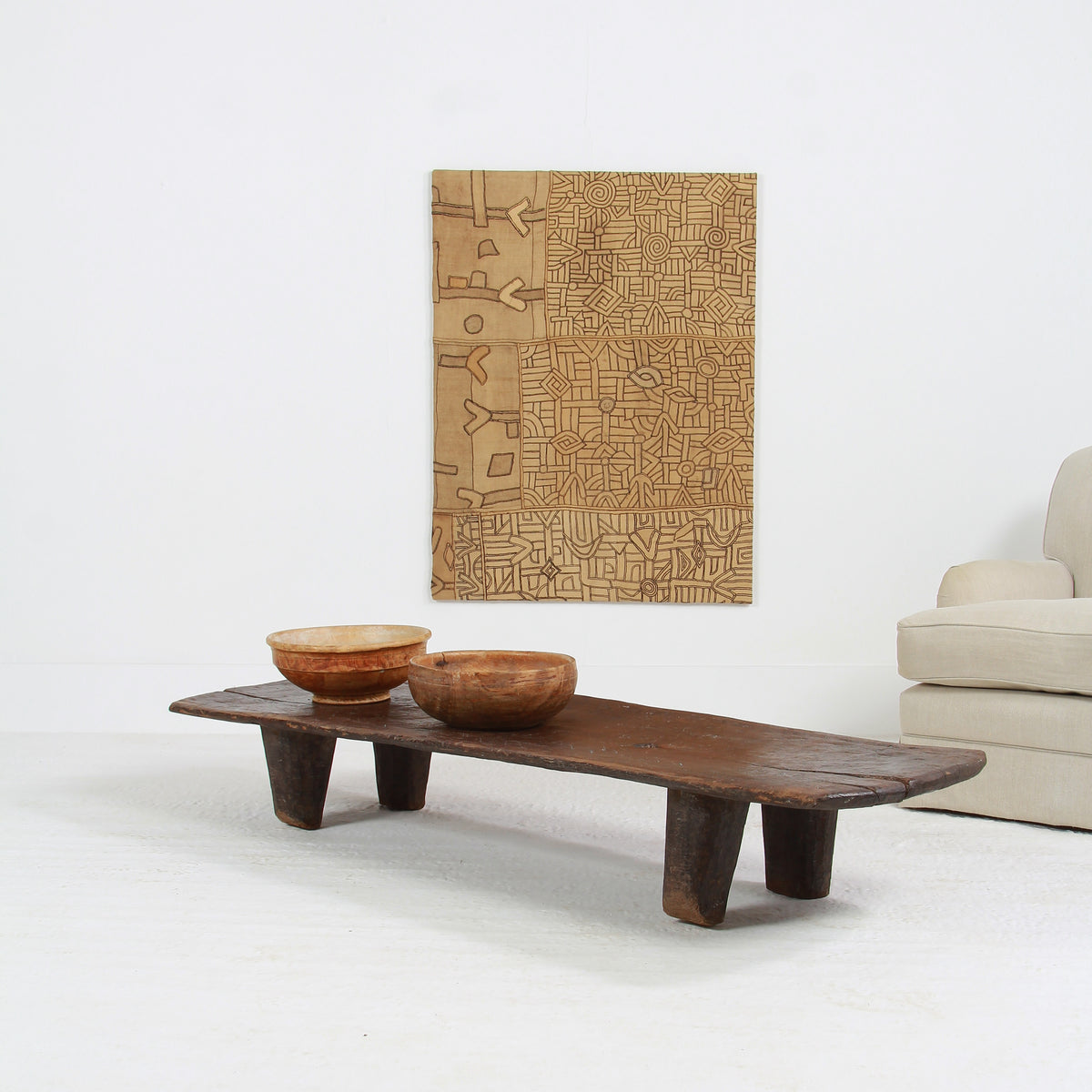 Beautiful PRIMITIVE WABI SABI NAGALAND TRIBAL COFFEE TABLE