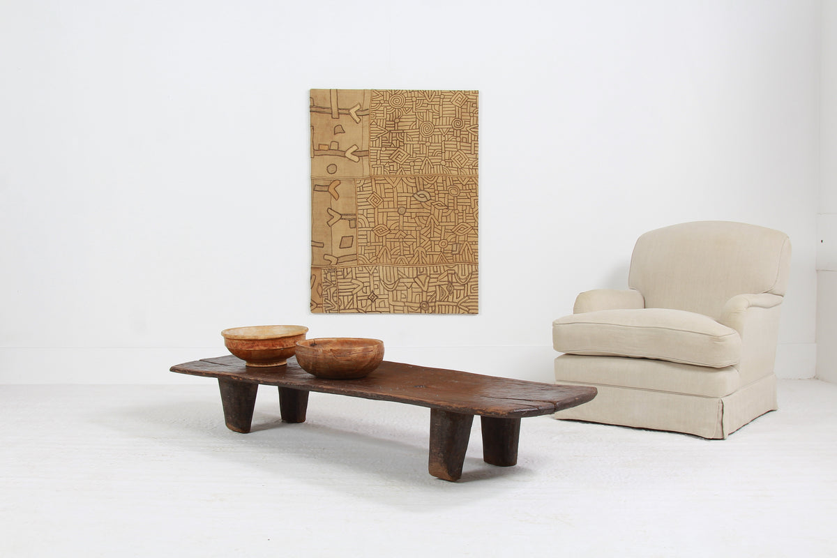Beautiful PRIMITIVE WABI SABI NAGALAND TRIBAL COFFEE TABLE