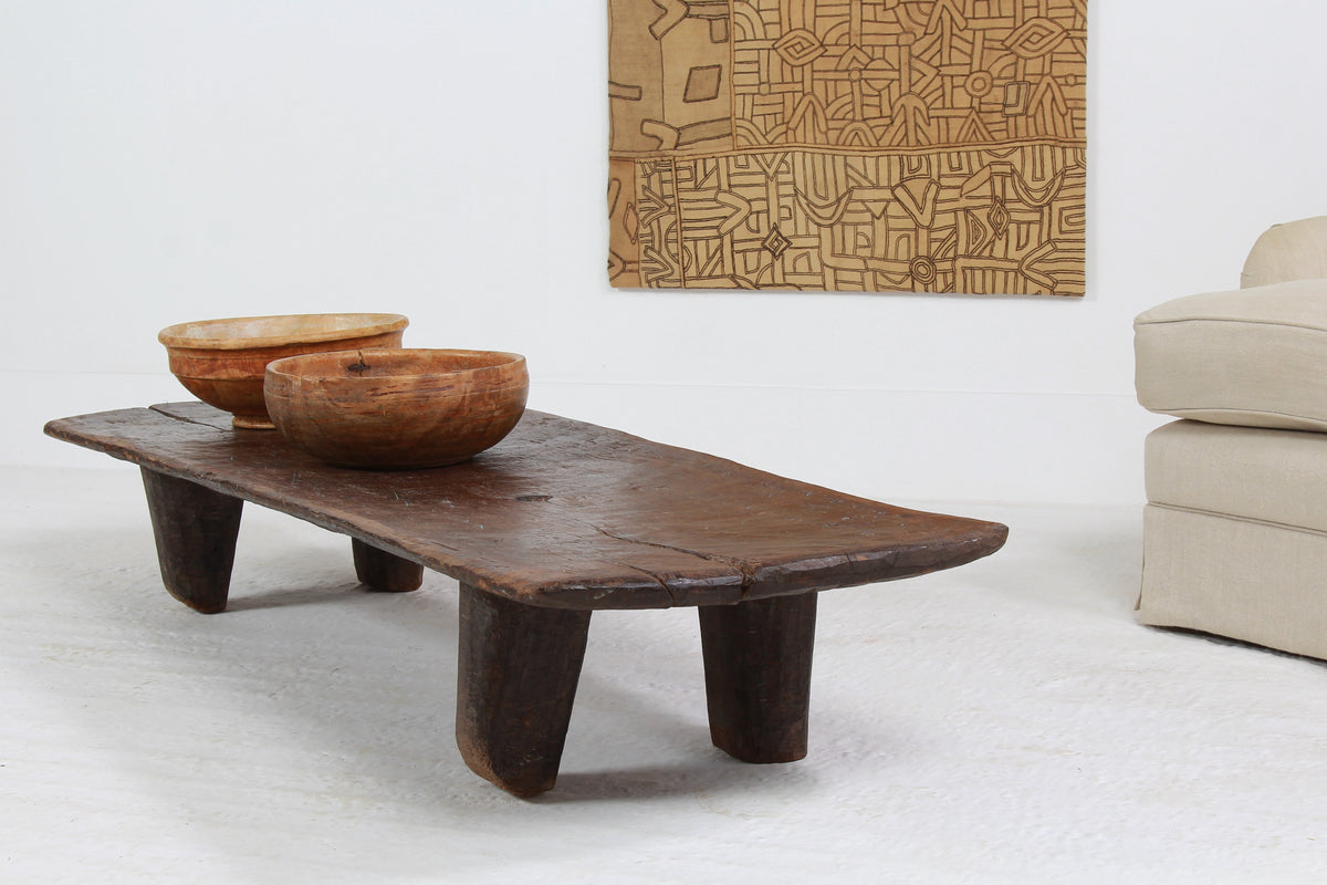 Beautiful PRIMITIVE WABI SABI NAGALAND TRIBAL COFFEE TABLE