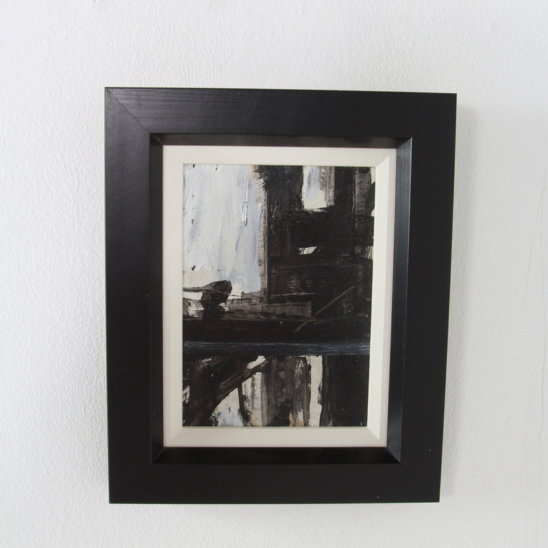 New York Abstract Oil on Board By Ella Moulding