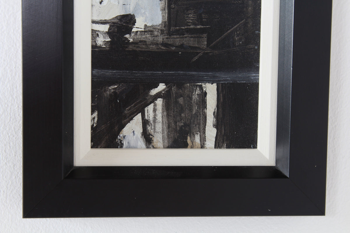 New York Abstract Oil on Board By Ella Moulding