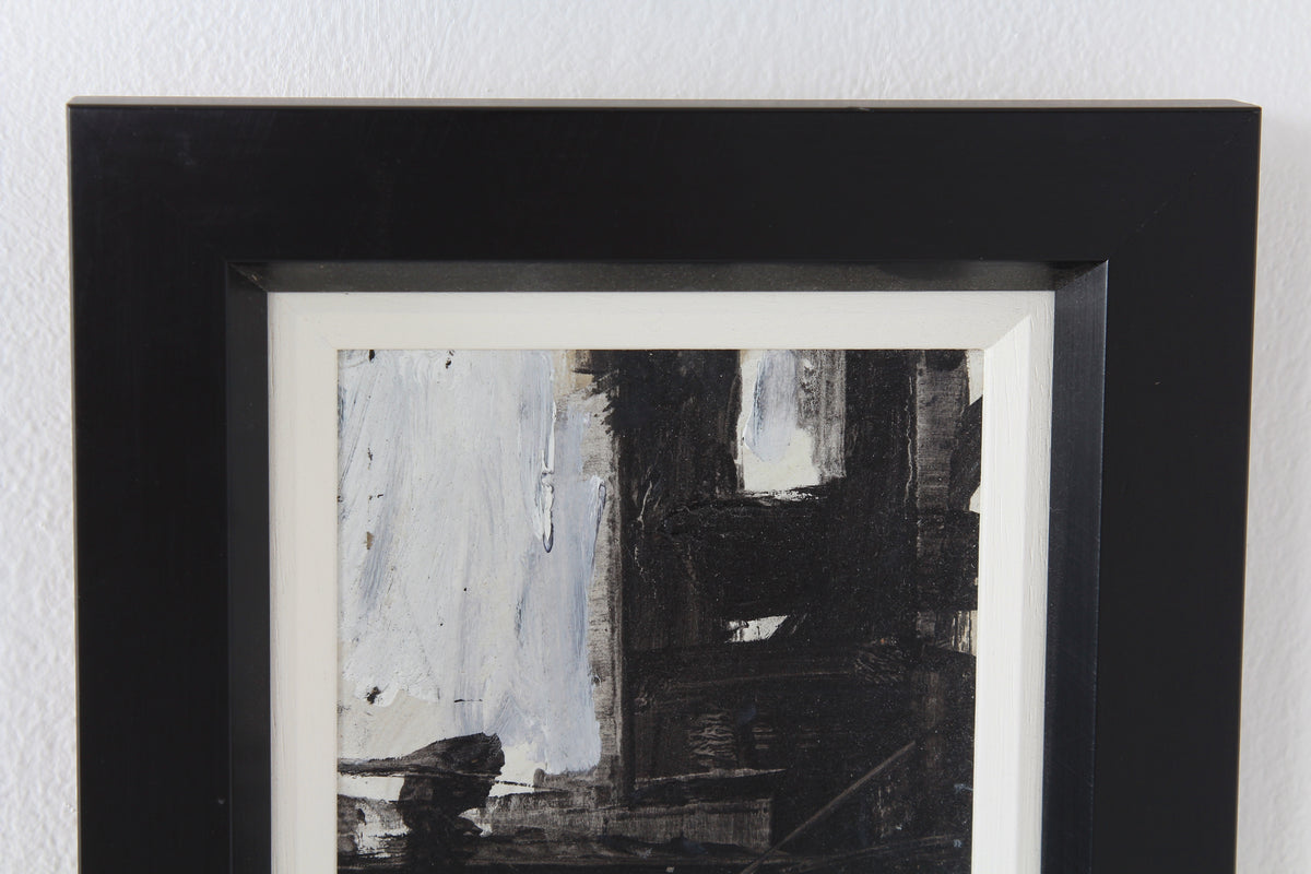 New York Abstract Oil on Board By Ella Moulding