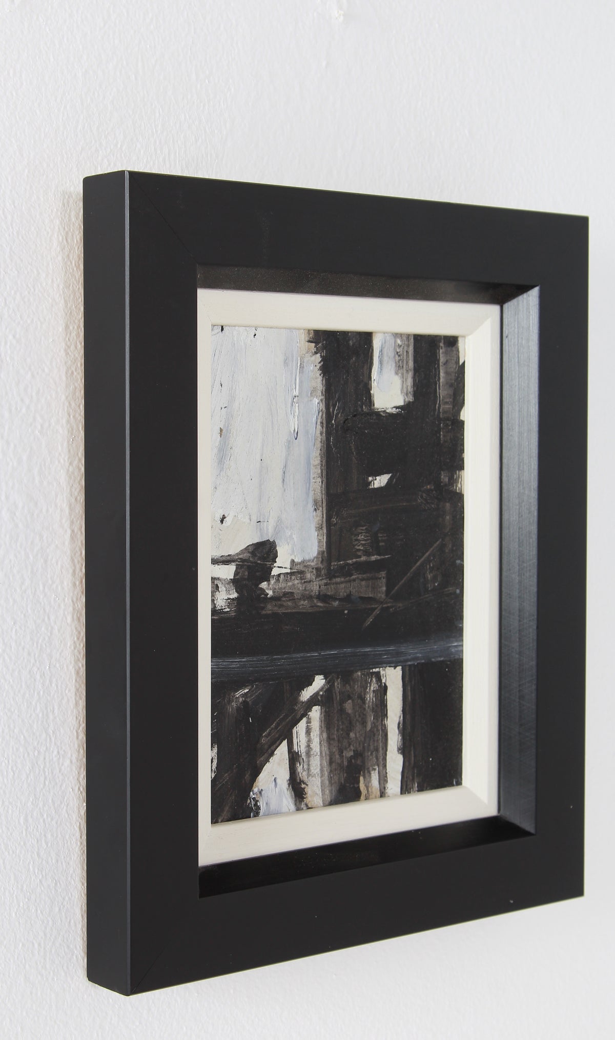 New York Abstract Oil on Board By Ella Moulding