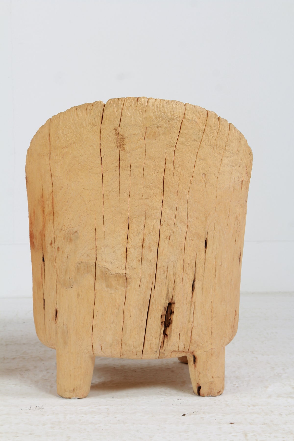 UNIQUE HAND-CARVED PRIMITIVE GNARLY WABI SABI BRUTALIST STUMP CHAIRS