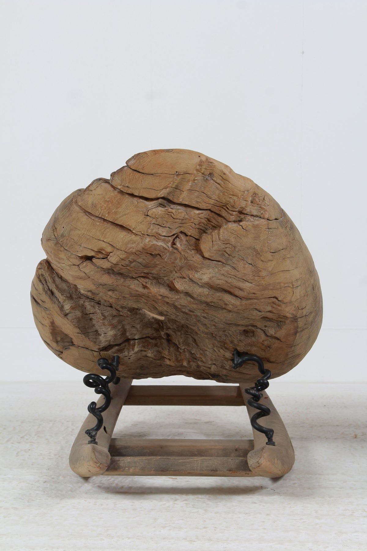 Organic Sculptural Brutalist Tree Trunk Root Rocking Chairs