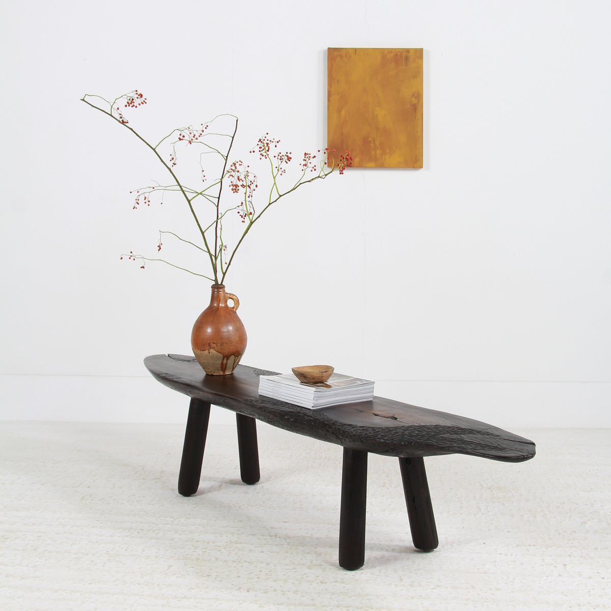 UNIQUE JAPANESE INSPIRED ELM SUGI BAN  COFFEE TABLE