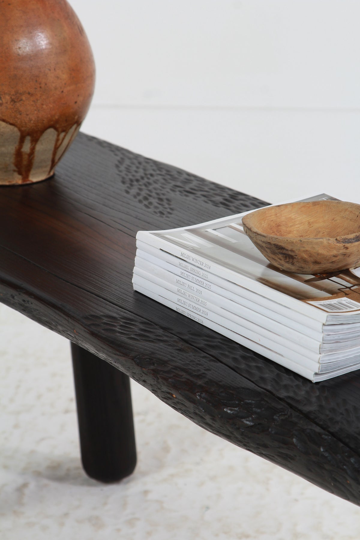 UNIQUE JAPANESE INSPIRED ELM SUGI BAN  COFFEE TABLE
