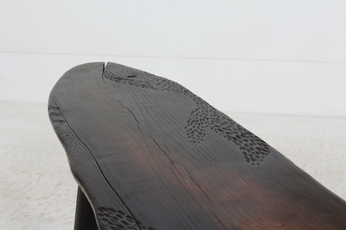 UNIQUE JAPANESE INSPIRED ELM SUGI BAN  COFFEE TABLE