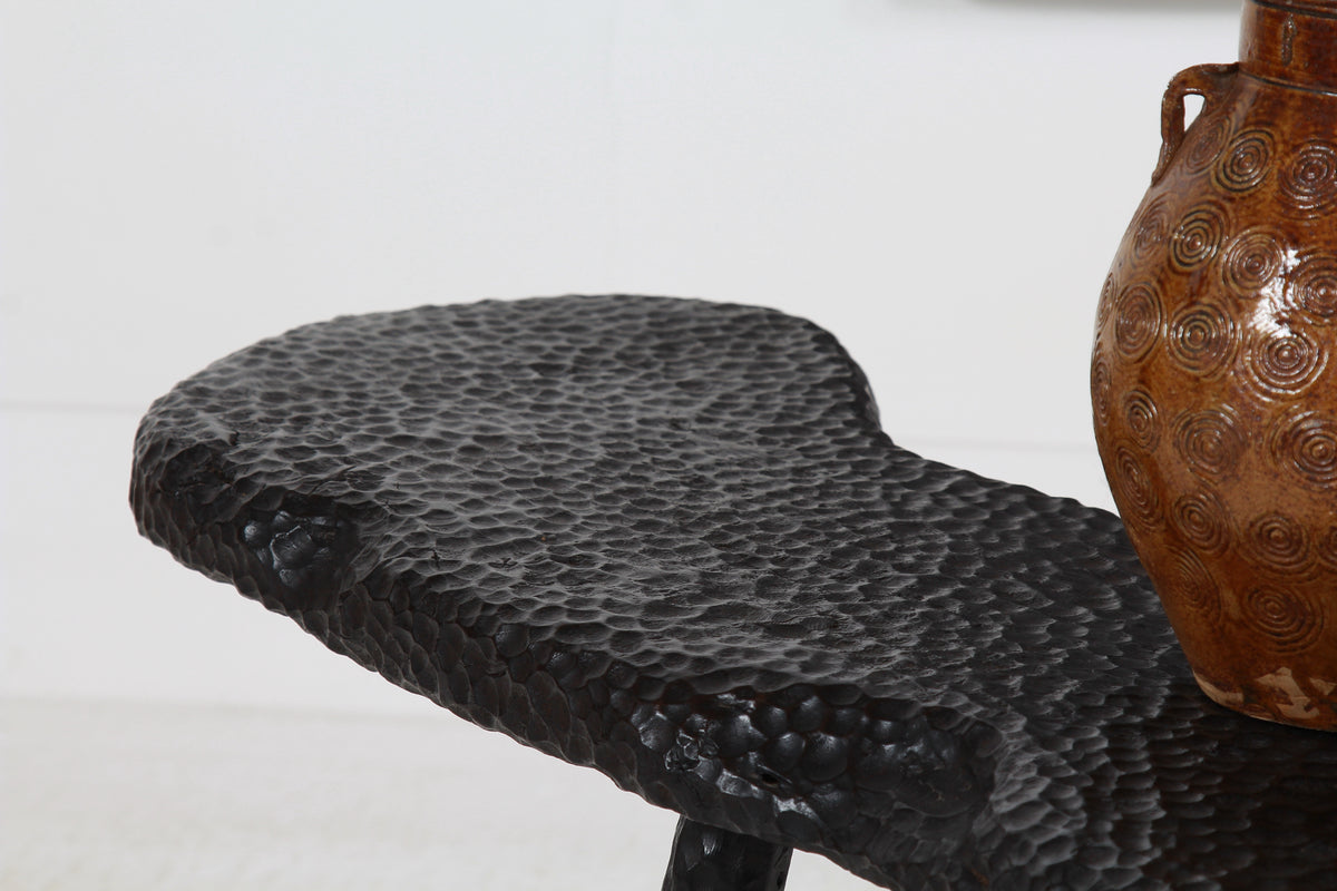 TEXTURED SUGI BAN OAK COFFEE TABLE MADE IN WALES