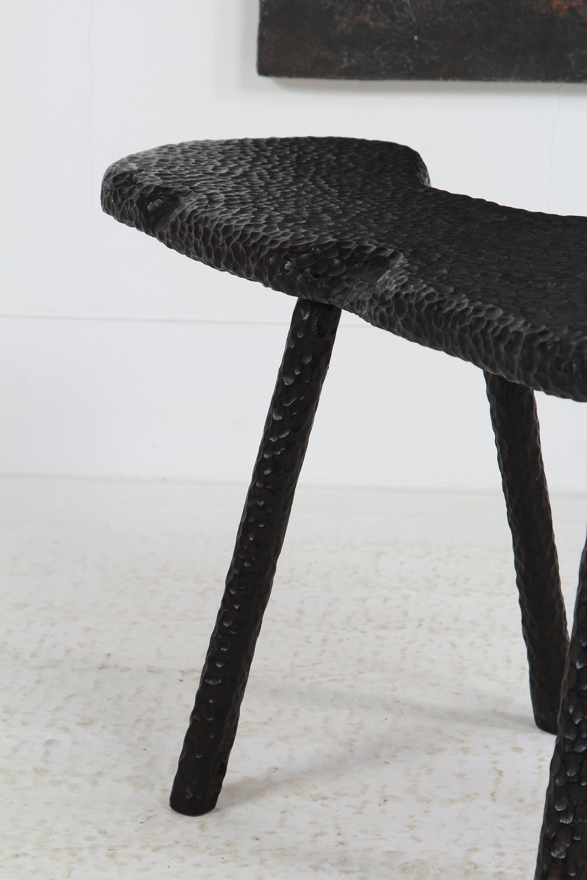 TEXTURED SUGI BAN OAK COFFEE TABLE MADE IN WALES