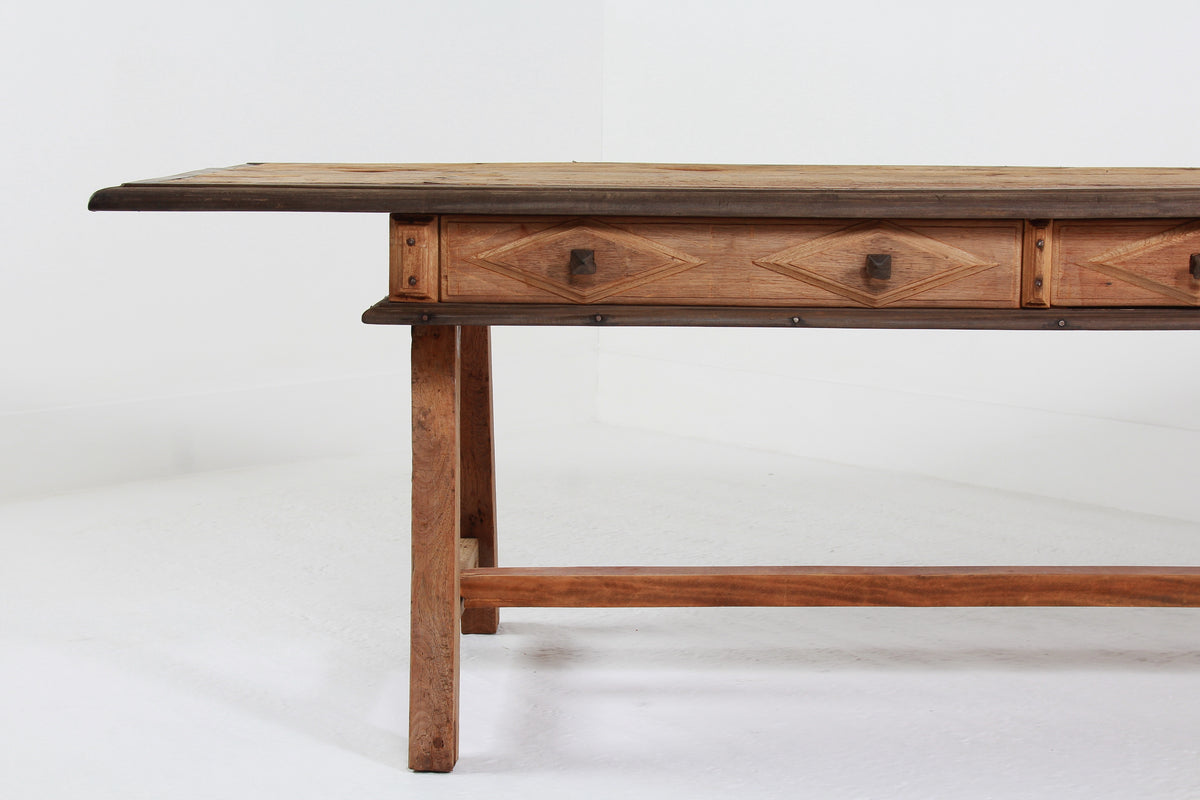 Huge 18thC Spanish Atelier Work Table