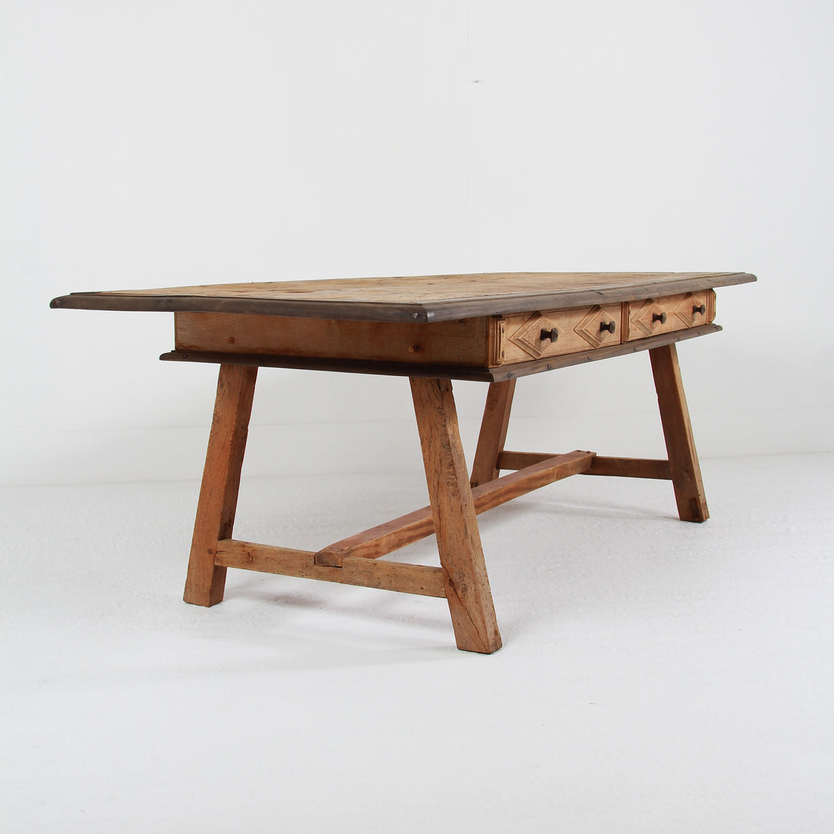 Huge 18thC Spanish Atelier Work Table