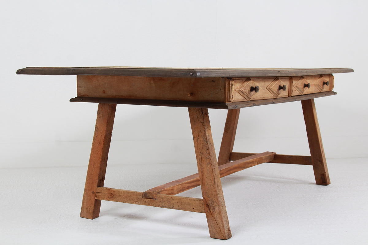 Huge 18thC Spanish Atelier Work Table