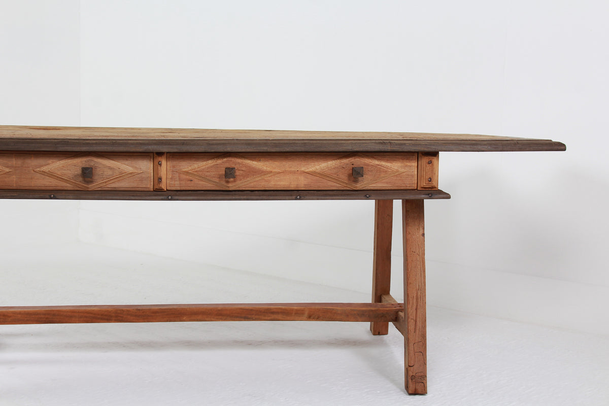 Huge 18thC Spanish Atelier Work Table