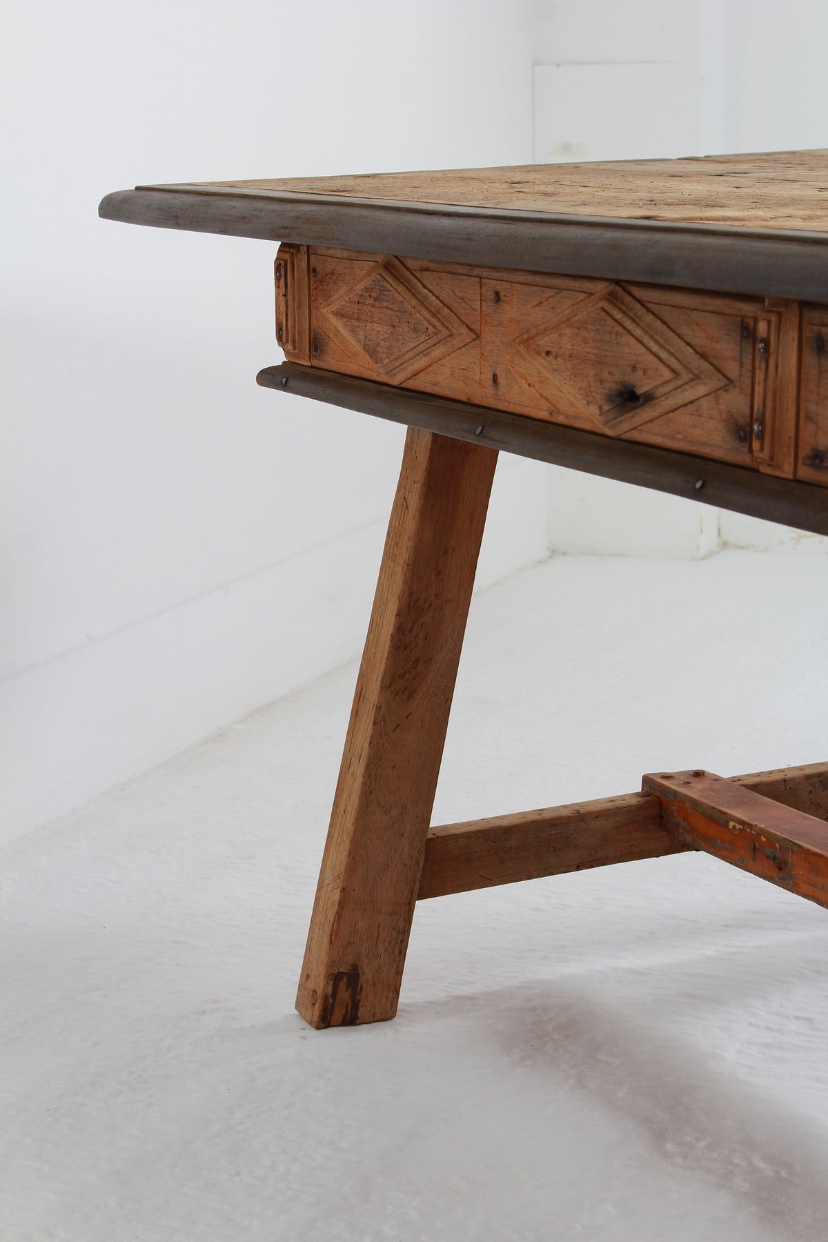Huge 18thC Spanish Atelier Work Table