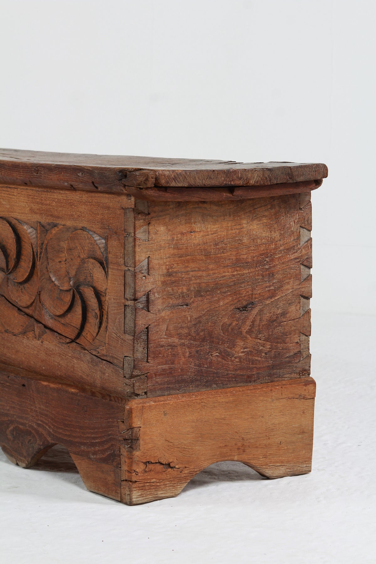 Ancient Spanish 18th Century Primitive Coffer - Trunk