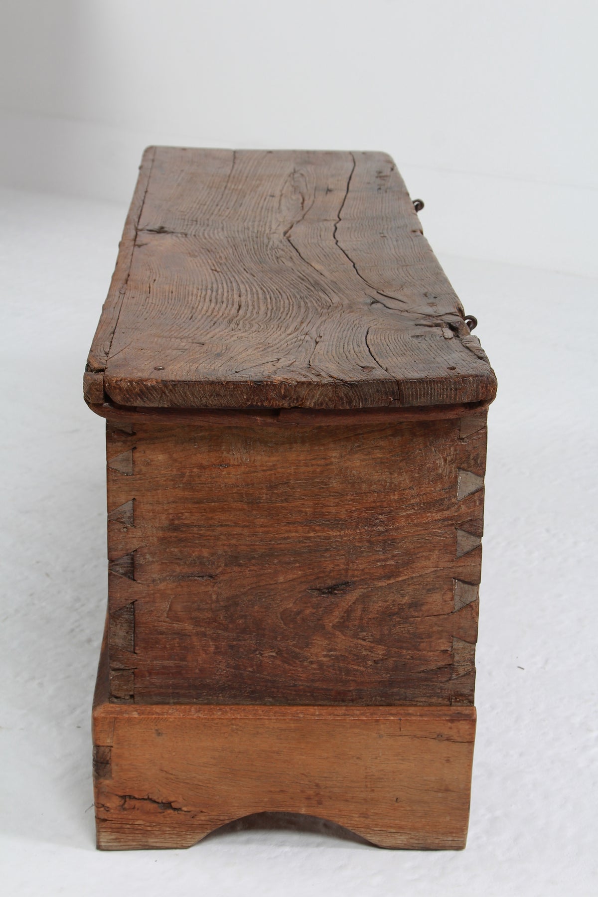Ancient Spanish 18th Century Primitive Coffer - Trunk