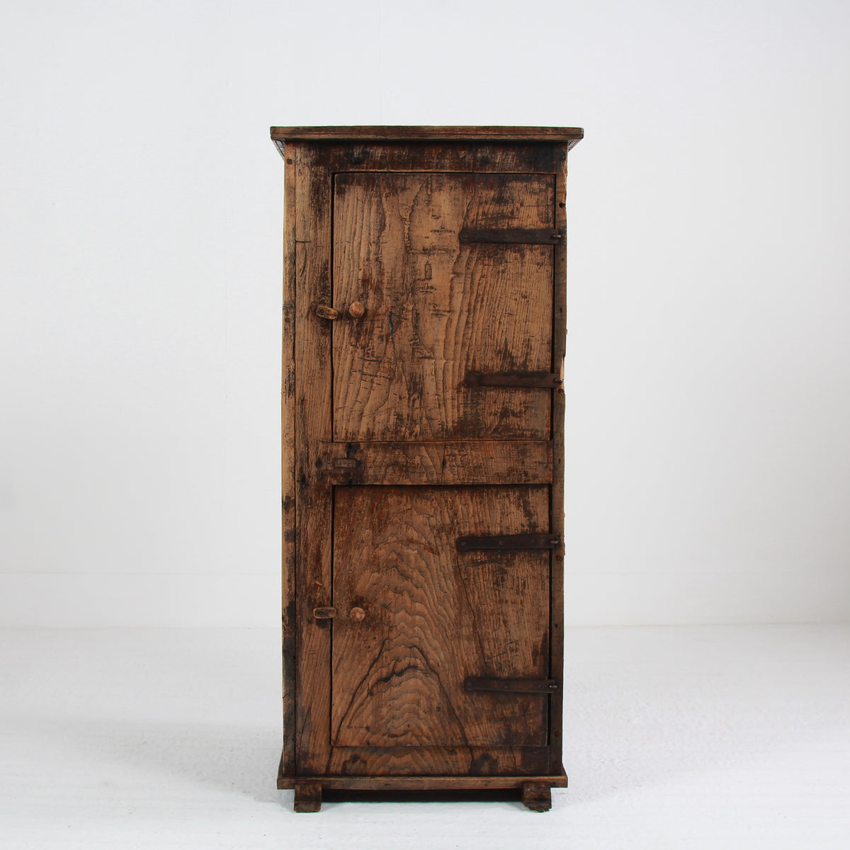 Primitive 18th Century Wabi-Sabi Spanish Farmers Cupboard