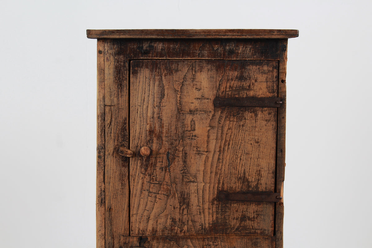 Primitive 18th Century Wabi-Sabi Spanish Farmers Cupboard