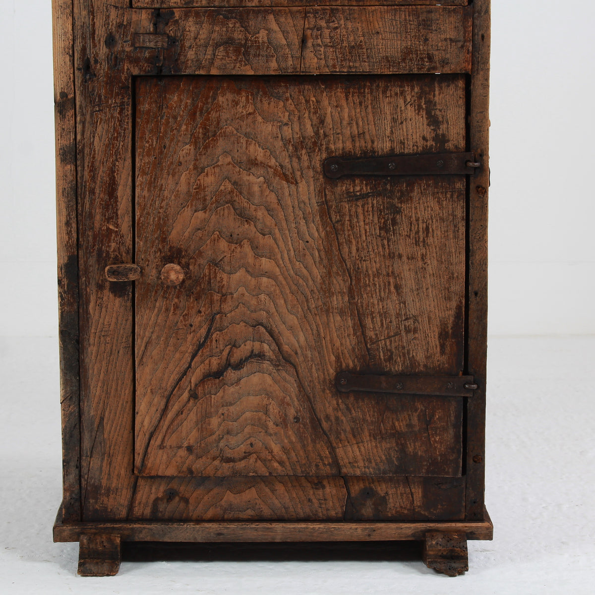 Primitive 18th Century Wabi-Sabi Spanish Farmers Cupboard