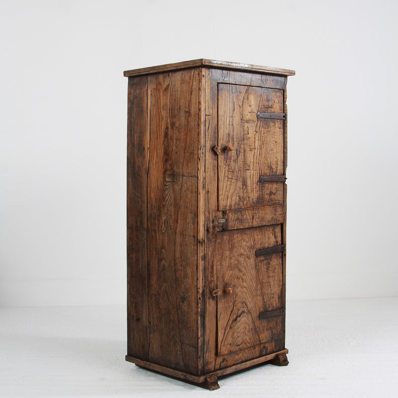 Primitive 18th Century Wabi-Sabi Spanish Farmers Cupboard