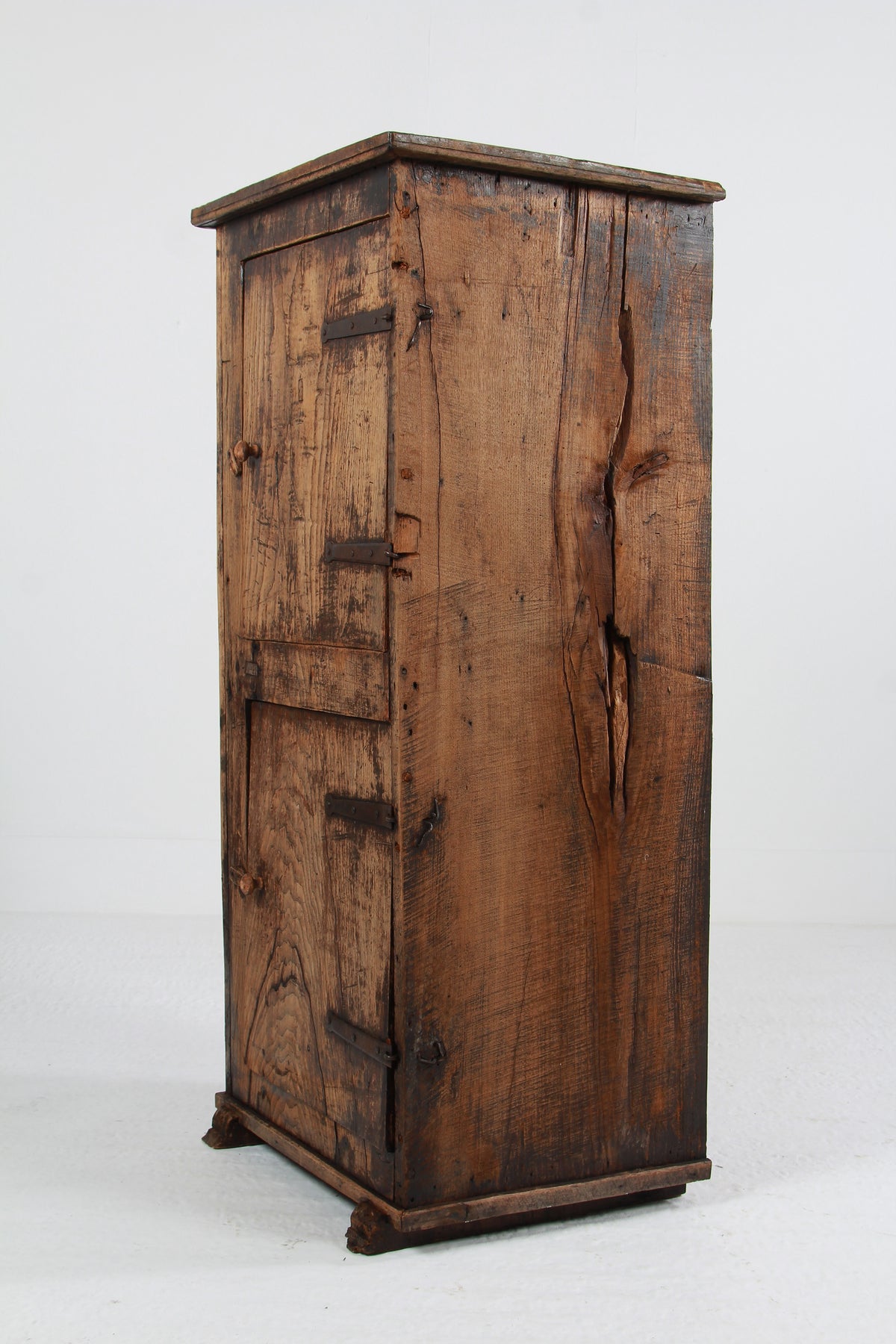 Primitive 18th Century Wabi-Sabi Spanish Farmers Cupboard