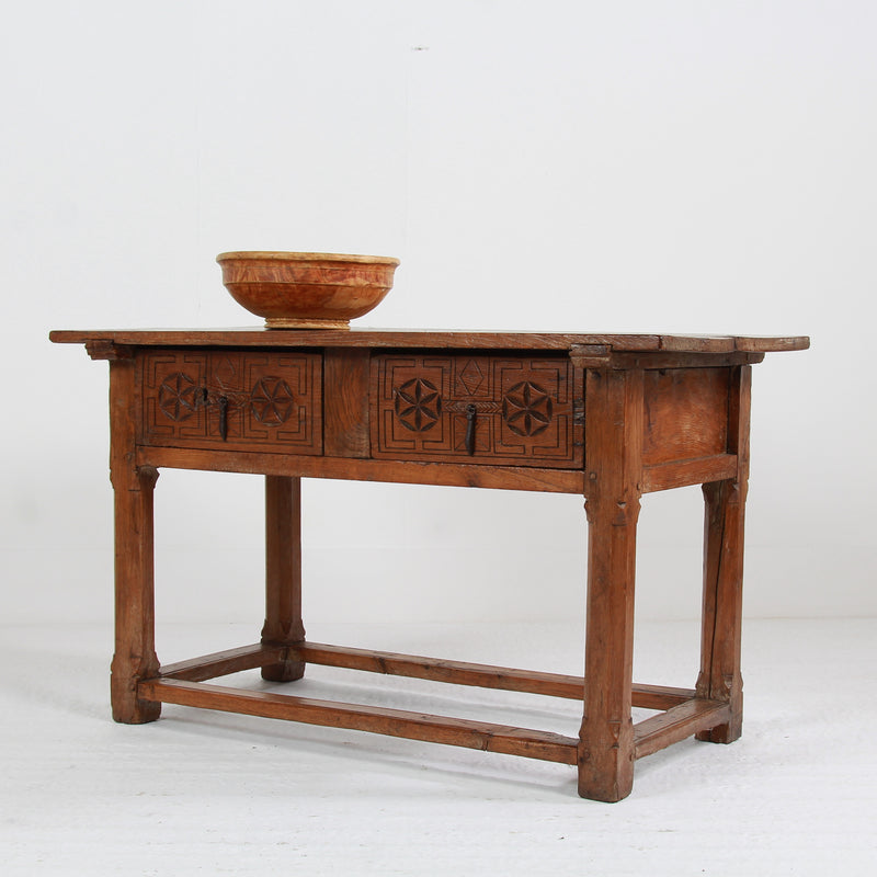 Striking 18th Century Spanish Console Table