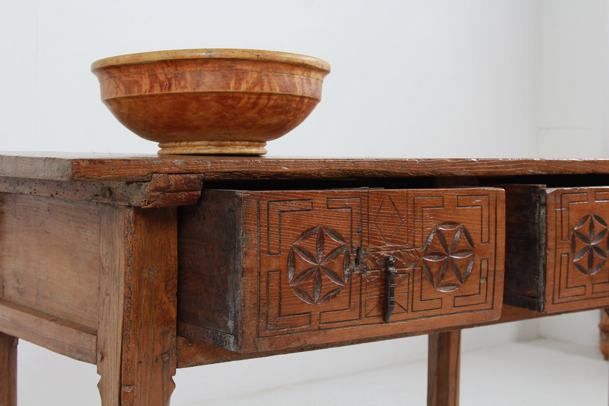 Striking 18th Century Spanish Console Table