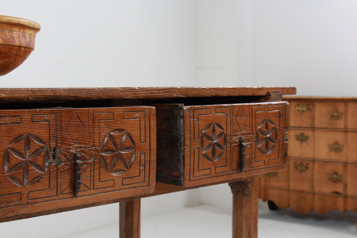 Striking 18th Century Spanish Console Table