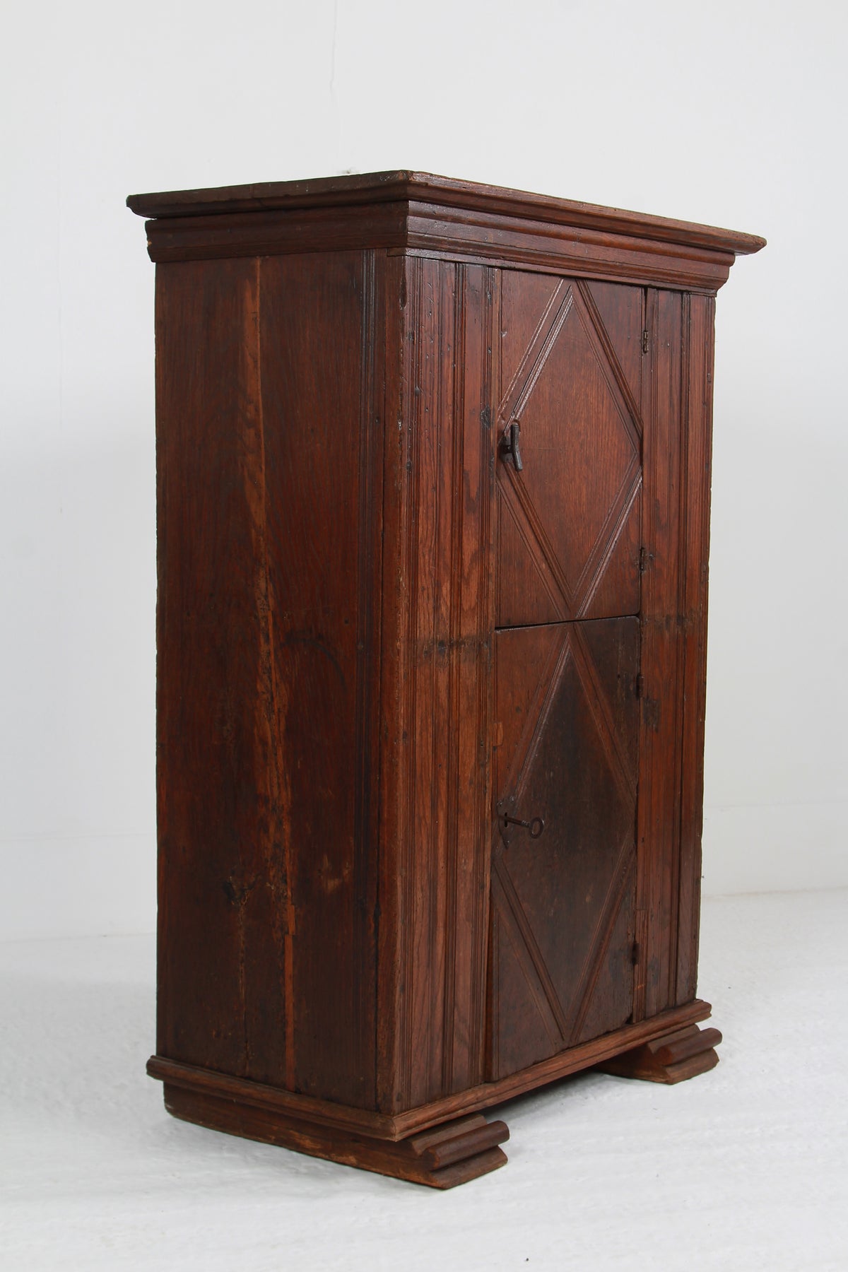 A Very Handsome Early 18th Century Oak  Italian Convent Cupboard