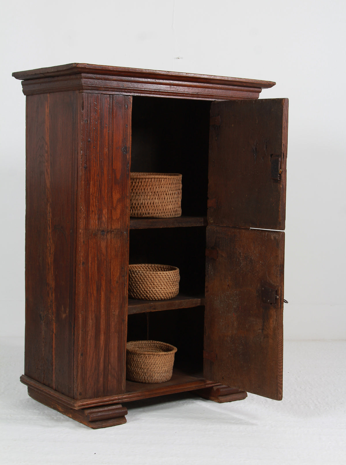 A Very Handsome Early 18th Century Oak  Italian Convent Cupboard